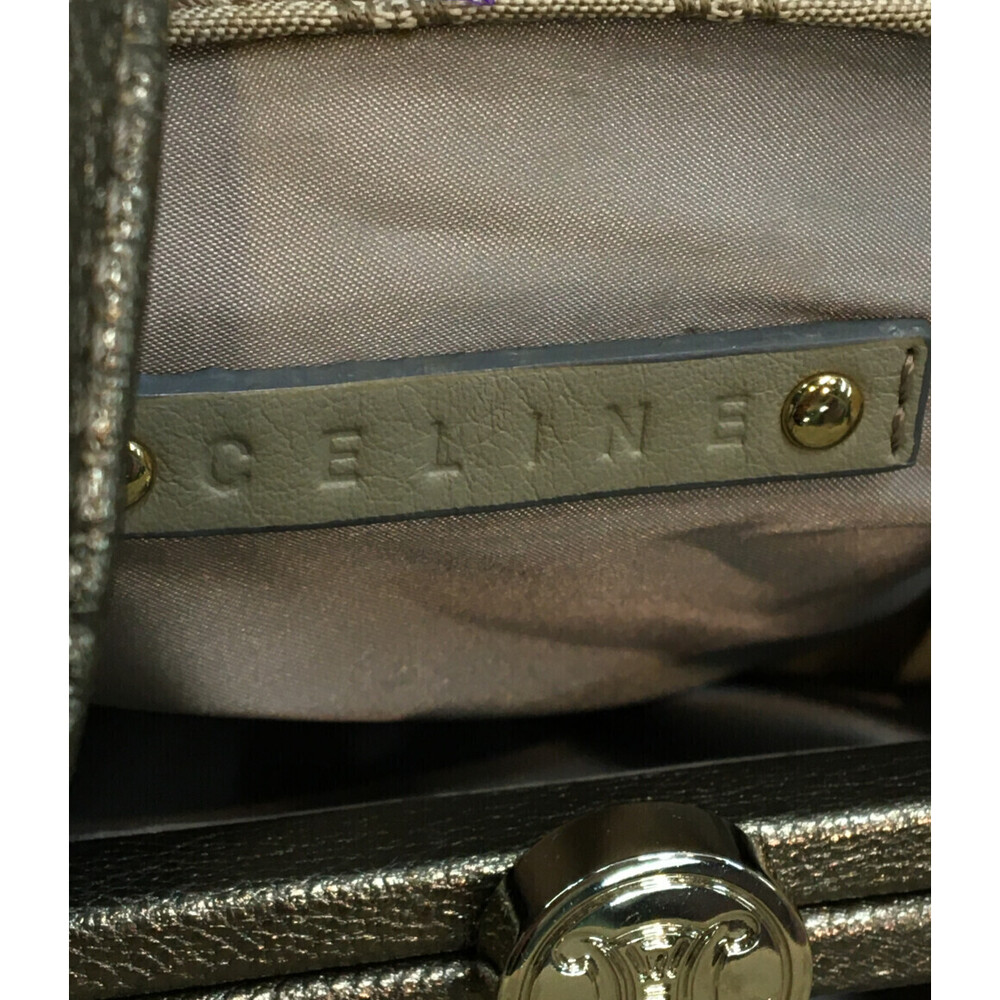 Celine Macadam shoulder tote bag Tan - Picture 4 of 6